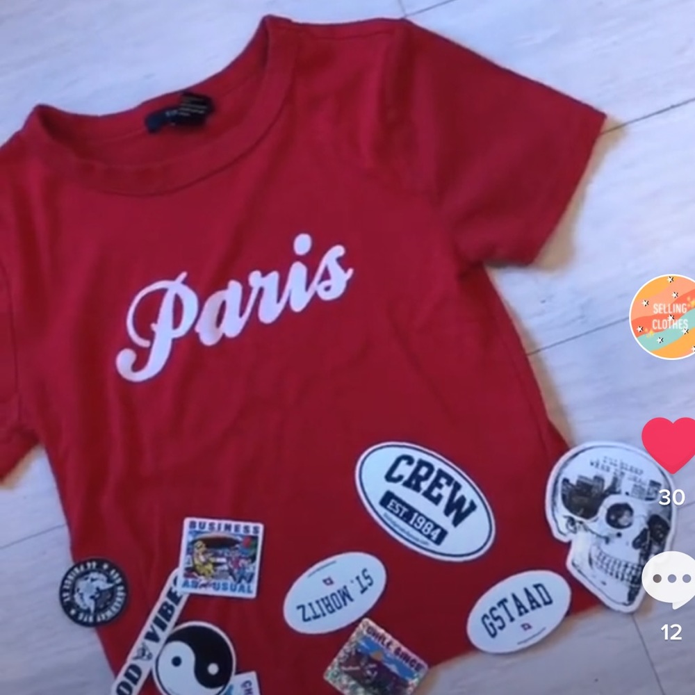 red paris shirt ❤️
